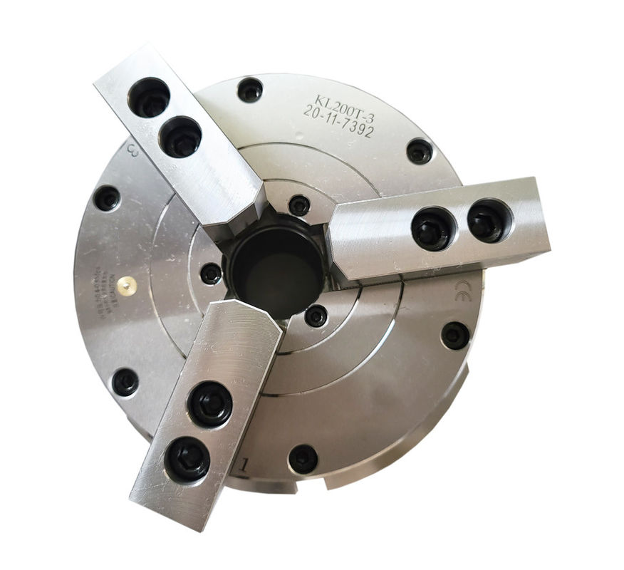 Double Action Automatic Lathe Chuck , Pneumatic Chuck For CNC Lathe