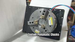 three-jaw pneumatic chucks