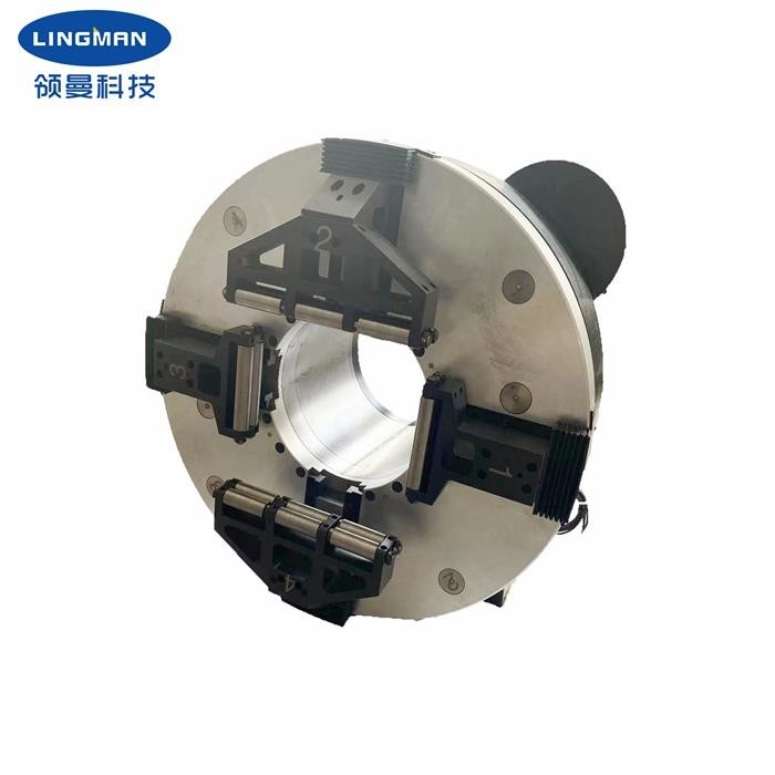 Factory Direct Chuck 4 Jaw Pneumatic Rotary Laser Chuck For Pipe Cutting Machine