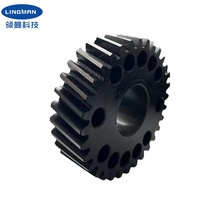 Customized Metal Steel Black Spur Gear Used For Laser Chuck