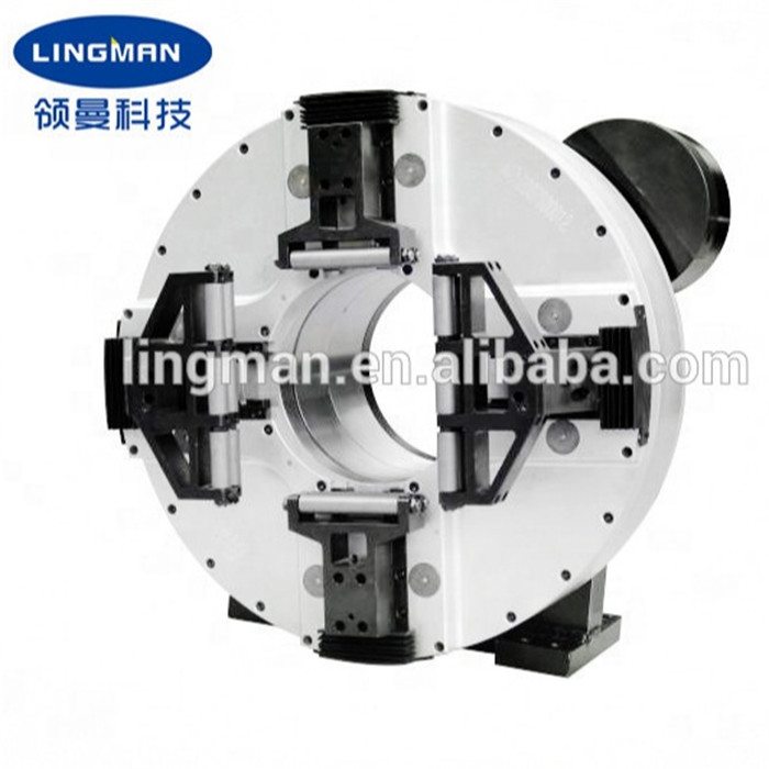 Higher Rotary Accuracy 4 Jaws Pneumatic Chuck For Pipe Cutting Machine