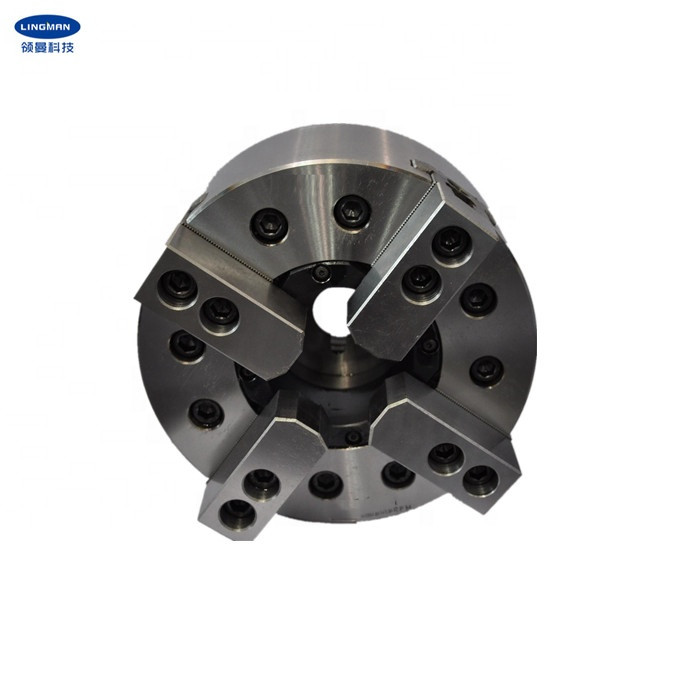 High Precision 4 Jaw CNC Lathe Chuck Through Hole Hydraulic Power Chuck