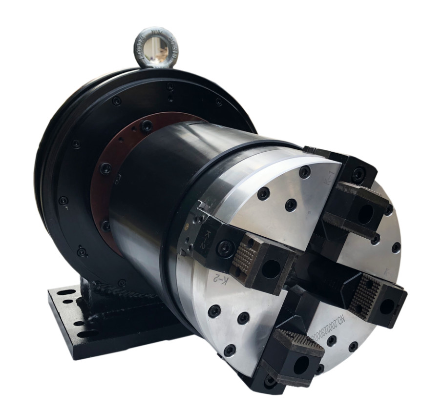 W160T Light Weight Laser Rotary Chuck , Laser Pipe Cutter Main Chuck