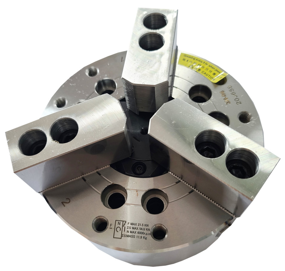 ISO9001 Stainless Steel Tube Chuck , 3 Jaw Metal Lathe Chuck