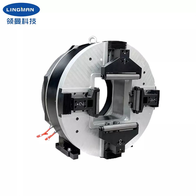 4 Jaw Pneumatic Rotary Chuck for Laser Machine , Lathe Machines , Electric Machines