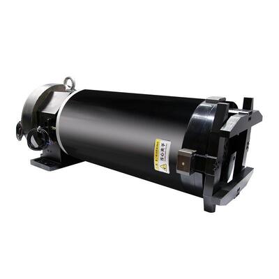 Laser Chuck with Independent Rotating Spindle and Fast Clamping Action for Precise Laser Pipe Cutting